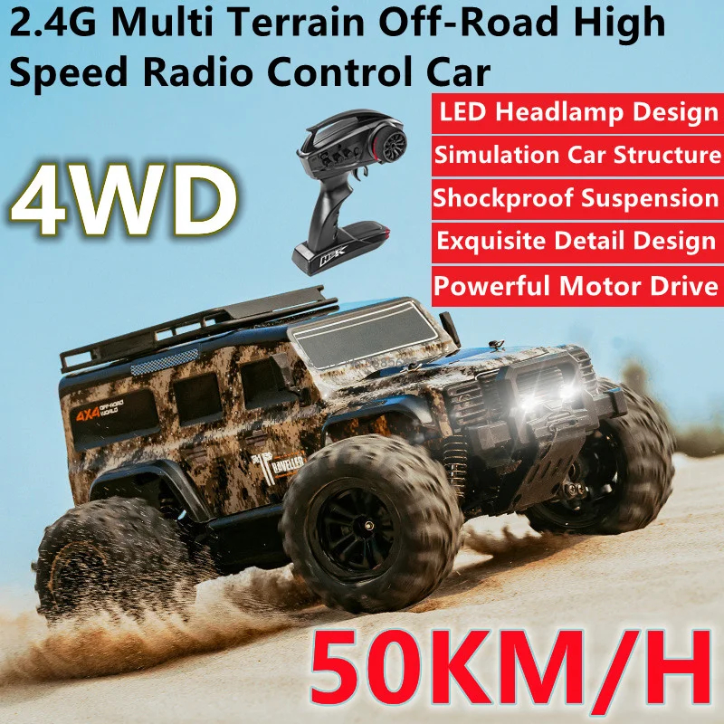 NM61811 Four Wheels Shock Absorption RC Racing Car 2.4G 4WD All Terrain Off-Road High Speed Remote Control Truck Car Model