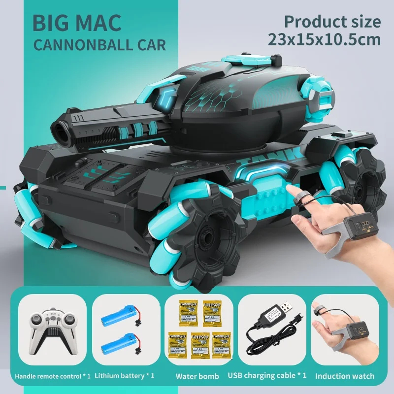 NM59543 RC CAR RC Tank Water Bullets Bomb Car Battle Game Fun Interactive 2.4G 4WD Remote Control Electric Water Bomb Tank Toys