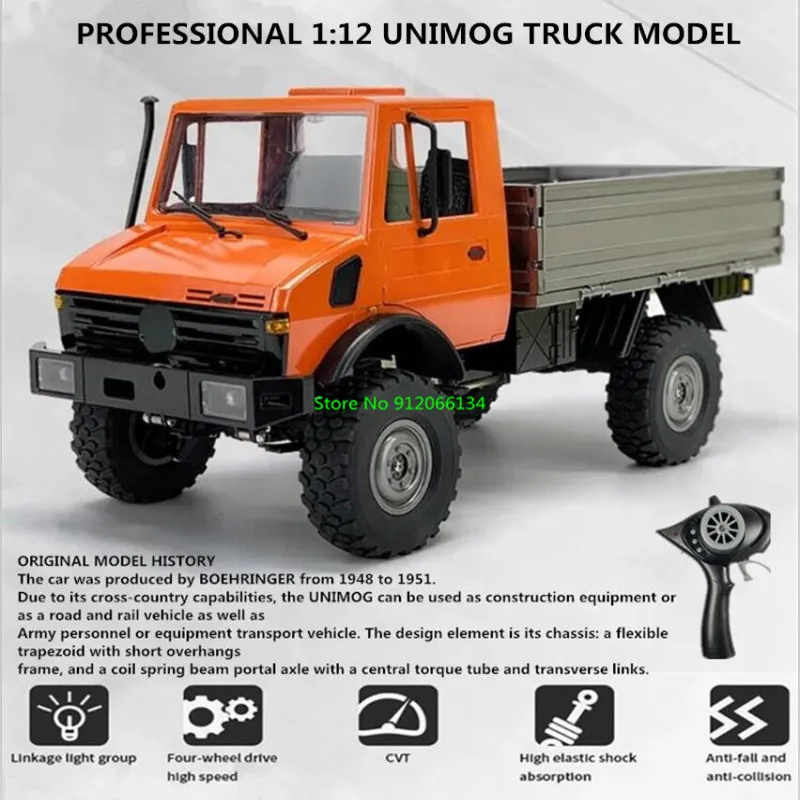 NM62382 Linkage Lights All Terrain Remote Control Off-Road Car 5 Channel 4WD Differential Lock Transmission High Speed RC Car Truck Model