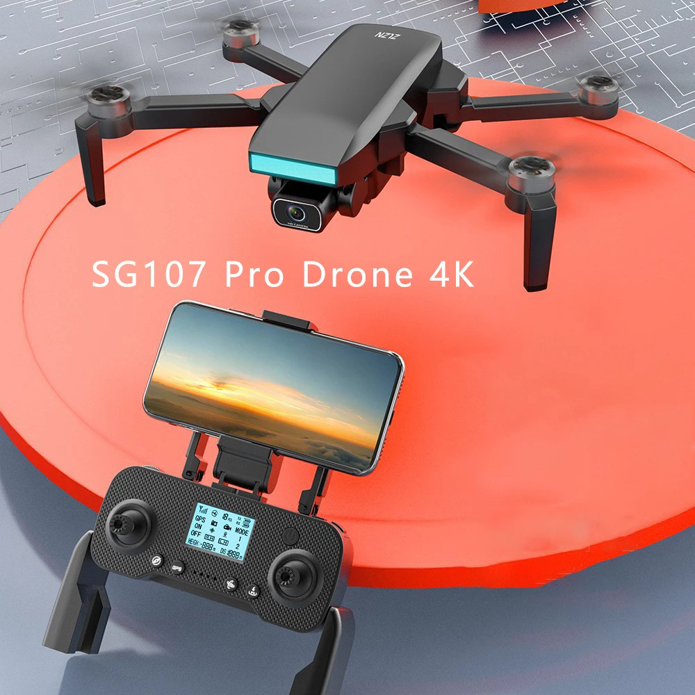 NM62042 Pro Drone 4K Professional ESC HD Camera GPS Wi-Fi FPV 1.2KM Distance Brushless Motor Auto Return RC Drone Quadcopter