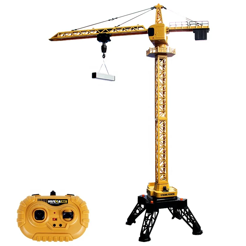 NM62119 12 Channel RC Huina 1585 Metal Remote Control Crane Construction Model