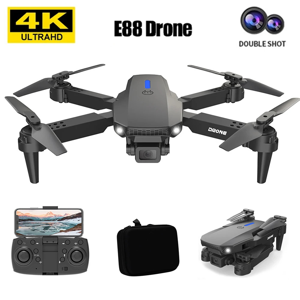NM58512 Pro Drone 4K Professional HD Dual Camera Wide Angle Camera RC Airplane Hight Hold Mode Foldable Arm Airplane Toy Helicopter