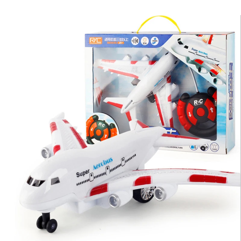 NM58544 RC Plane Plastic Toys for Kids Remote Control Airplane Model DIY Toys Gifts
