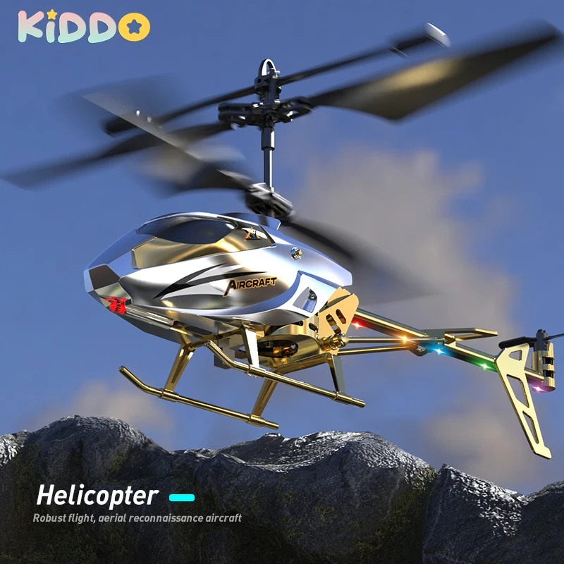NM58574 Helicopter 3.5CH & 2.5CH Remote Control Airplane USB Charging Fall Resistant Collision Wireless Aircraft Children Day Gifts - Multi Color