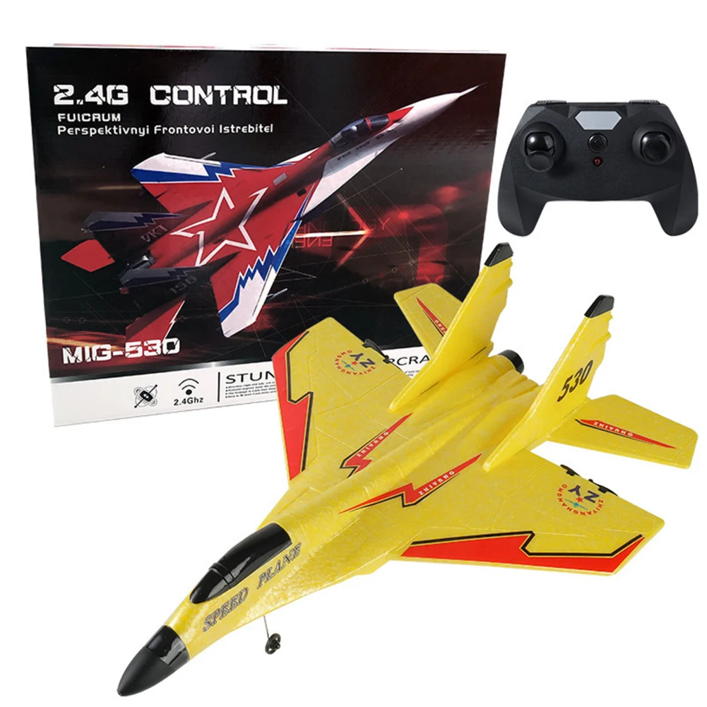 NM58694 2.4G Remote Control Glider with Light EPP Foam Aircraft Fixed Wing RC Airplane for Birthday Christmas Gifts