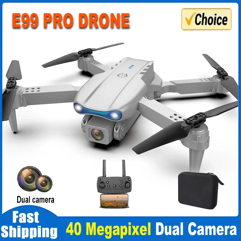 NM58712 Pro Drone Professional Wide Angle Remote Control Light Flow HD 4K Dual Camera Foldable Helicopter Quadcopter Drone Toy Gift