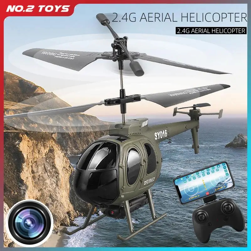 NM60351 Remote Control Army Helicopter Airplane Toys with 4K Camera RC Helicopter 6 Axis Drone Toy