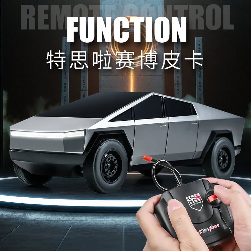 NM60387 Remote-controlled Car Tesla   1-14 Cyber Pickup Electric Pull-free Remote-controlled Car Childrens Toy Festival Gift