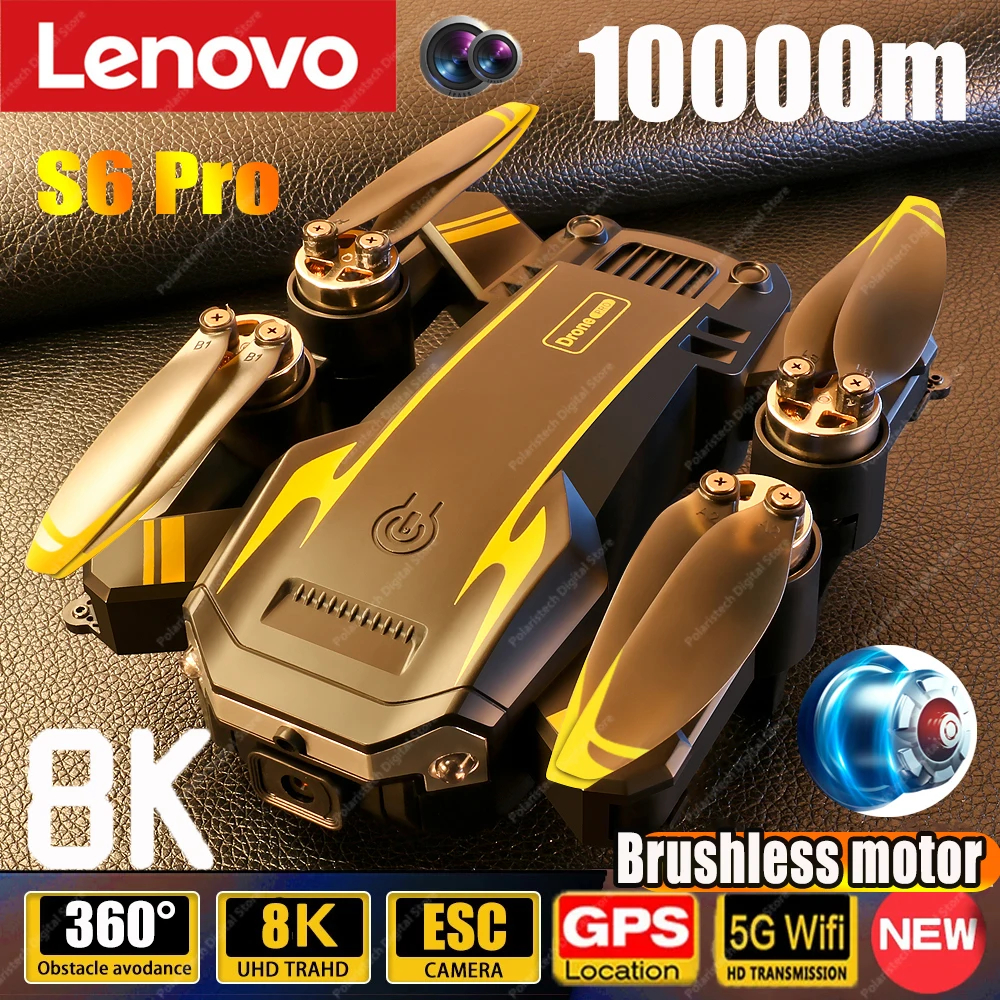 NM60409 S6 Pro Drone Professional 8K GPS Dual Camera 5G Obstacle Avoidance Optical Flow Positioning Brushless Upgraded RC Drone -  UNO1RC