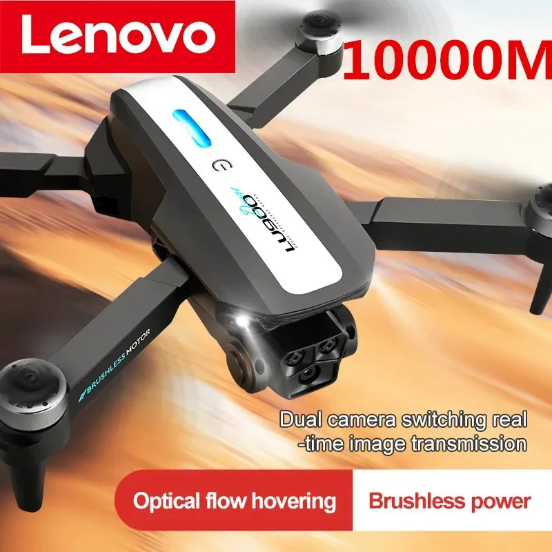 NM60432 LU900 Brushless Professional 8K GPS Dual Camera 5G Obstacle Avoidance Optical Flow Positioning Upgraded RC Drone - Orange & Black