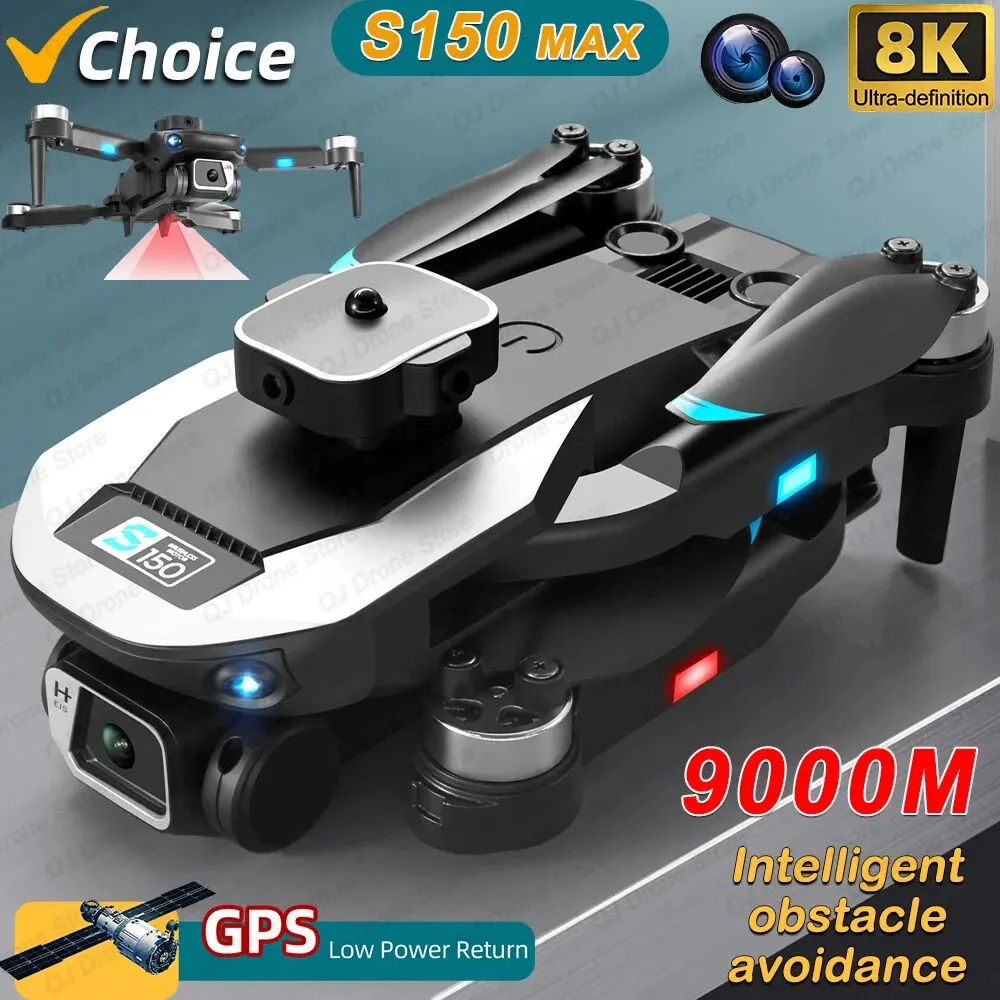 NM60597 Brushless Drone 8K Professional Dual Camera Obstacle Avoidance Optical Flow RC Drone Foldable Quadcopter Toys