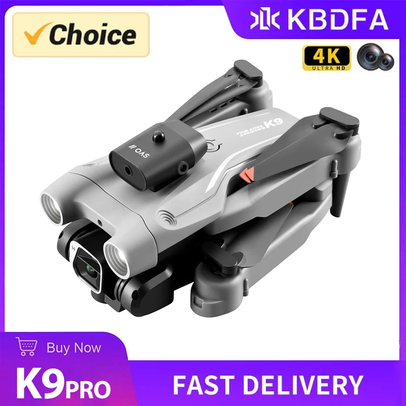 NM58769 K9 Drone 4K EIS Ultra HD Camera All-Round Obstacle Avoidance Aerial Photography Mini Drone RC Toy for Kids Gift