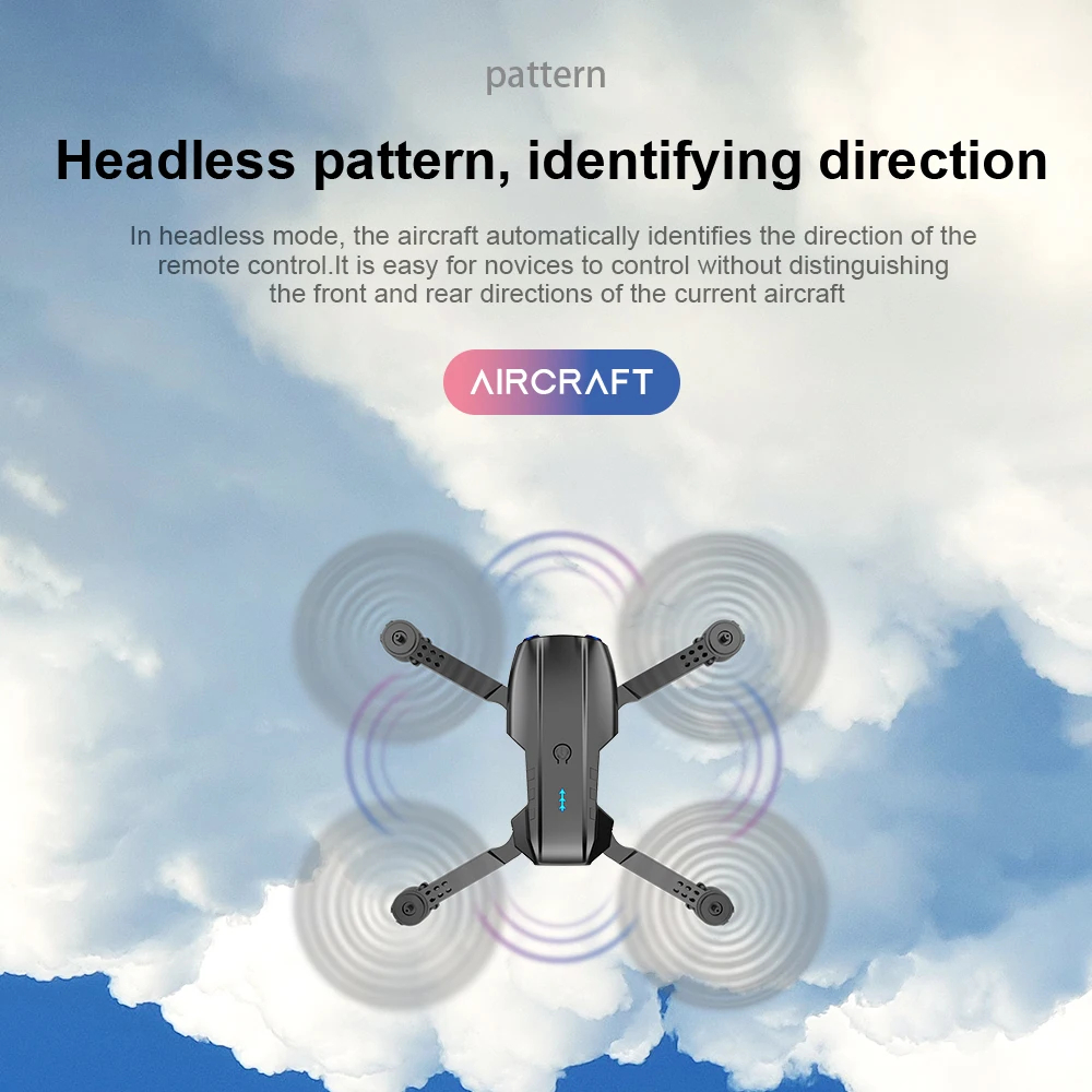 NM58806 E99 K3 Pro HD 4k Dual Camera High Hold Mode Foldable Mini RC Wi-Fi Aerial Photography Quadcopter Toys Helicopter
