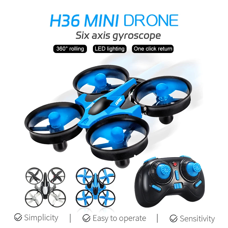 NM58374 H36 & H36F 1-20 Remote Control Ship Three Modes 2.4G Quadcopter Boat Helicopter UAV RC Drone Light Kids Toys Children Gift