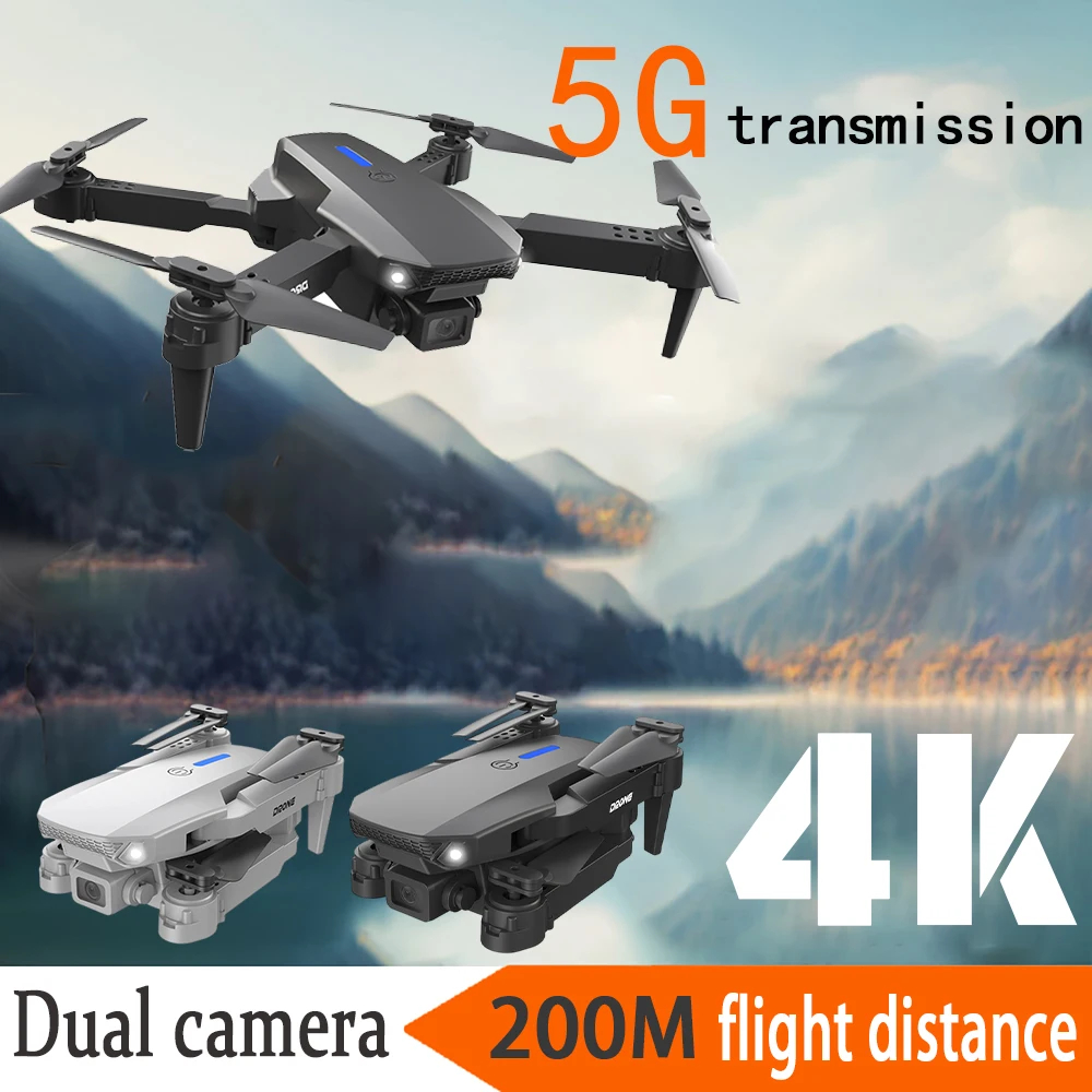 NM58547   E88 HD Shooting RC Drone with Dual Camera Portable Flying Toy
