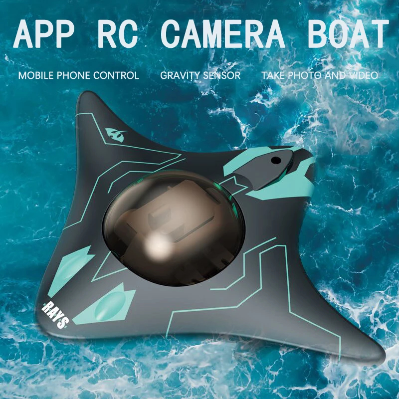 NM58579 Wi-Fi Real-Time Transmission RC Submarines with Camera Six-Way Underwater HD Camera Remote Control Boats Outdoor Children Toy