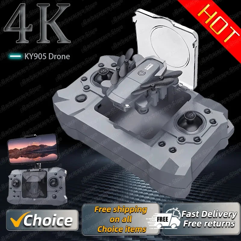 NM59586 Mini Drone HD 4K Professional Camera One-Key Return Wi-Fi FPV Foldable Drone Quadcopter 360 Rolling RC Helicopter Kids Toys
