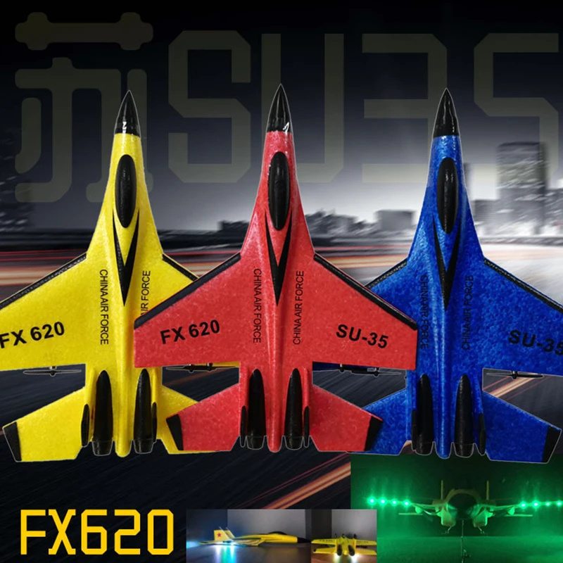 NM59679 Aircraft SU-35 Plane 2.4G Radio Glider Remote Control Fighter Plane Foam Toys for Children