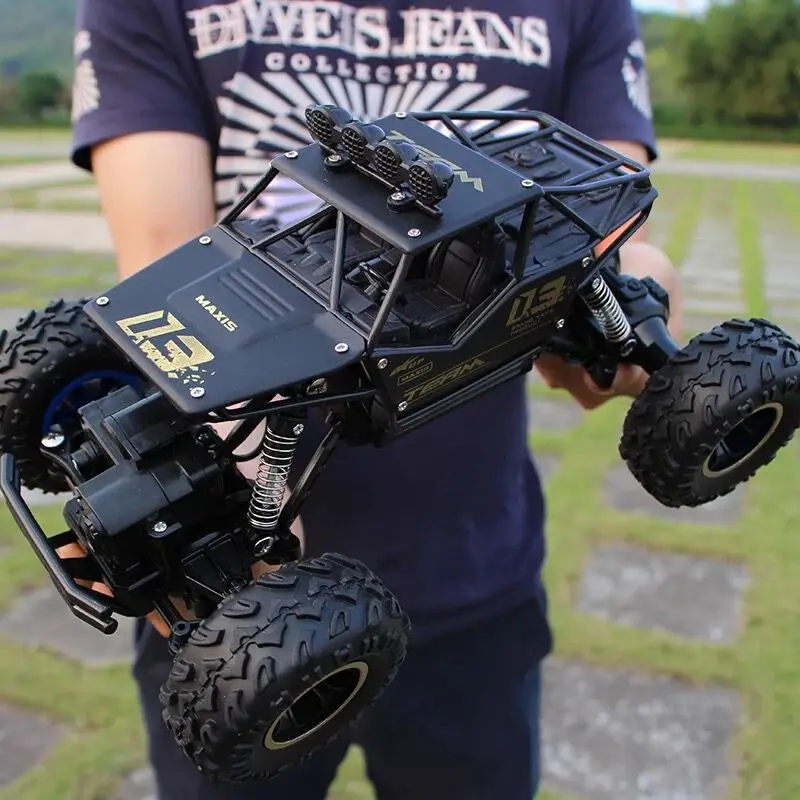 NM59767 4WD RC Car with LED Lights Radio Remote Control Cars Buggy Off-Road Control Trucks Boys Toys for Children