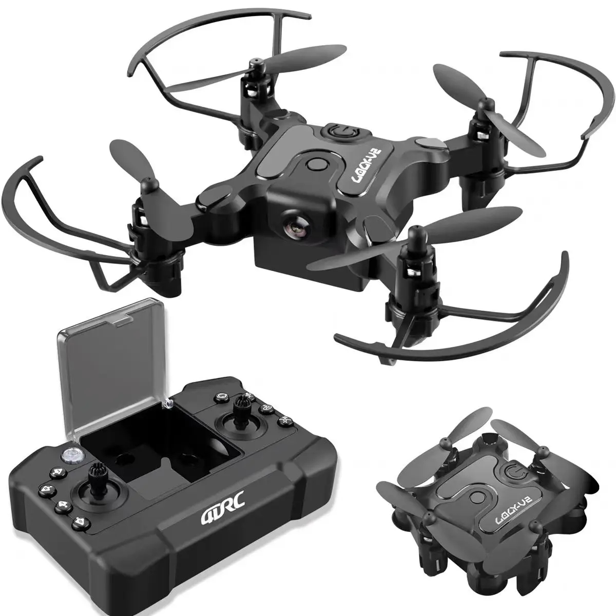 NM59841 V2 Mini Drone 4K HD Camera Wi-Fi RC Quadcopter Small Helicopter for Beginners Child Toy Gifts Altitude Hold
