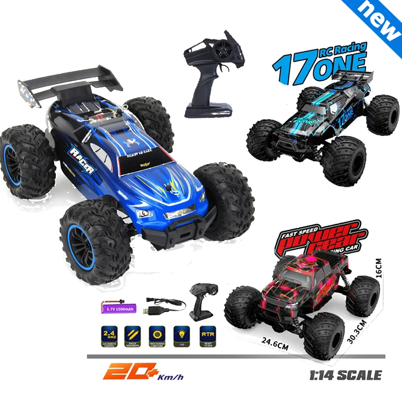 NM59869 Remote Control LED RC Car Off Road Drift Racing Car with Lights High-Speed Toy Racing Car