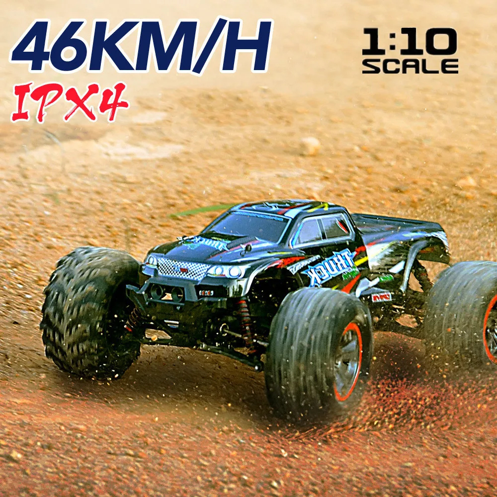 NM61304 1-10 RC Dual Motor High Speed Remote Control Buggy Truck 4WD Bigfoot Climbing Off-Road Car
