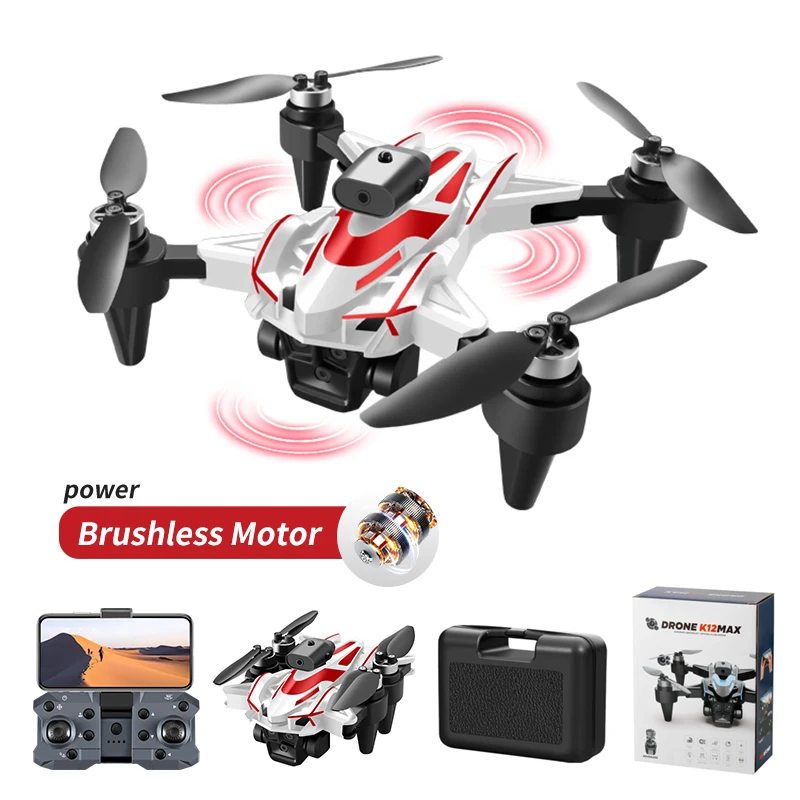 NM59347 Drone Brushless Motor GPS Return 4K HD Three Camera 360 Deg Laser Obstacle Avoidance Parking Apron RC Quadcopter Drone Toys
