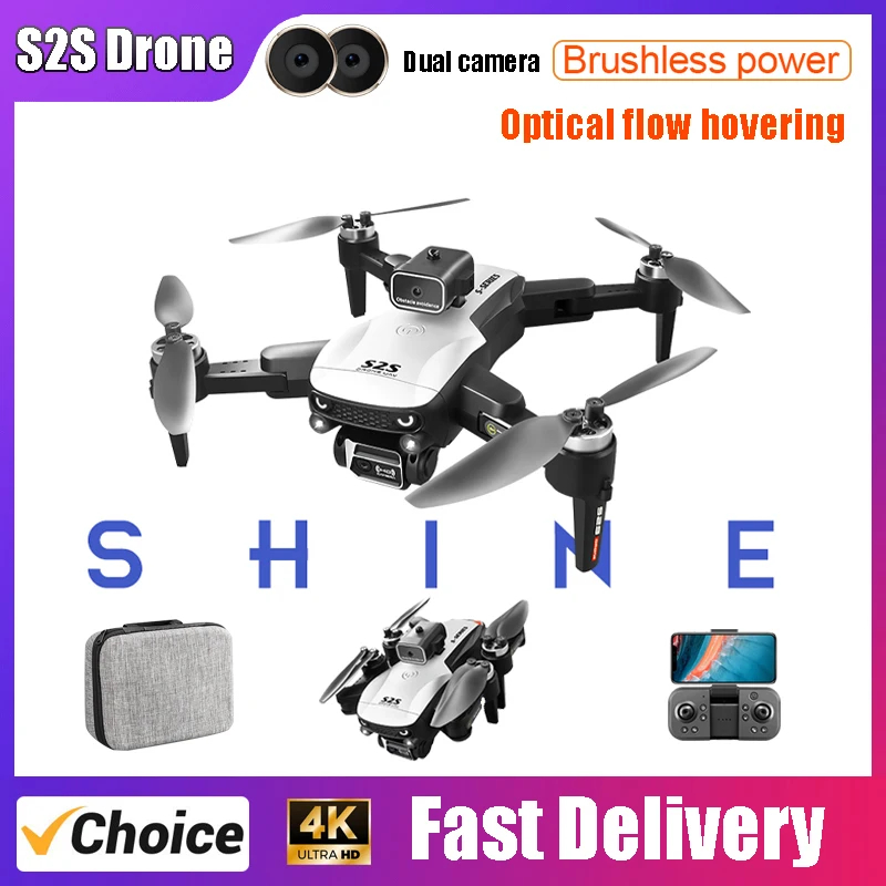 NM60624 S2S 6000M GPS RC Drone Dual Wide Angle HD 4K & 6K Camera Optical Flow Positioning Obstacle Avoidance Wi-Fi FPV Height Toy Gift