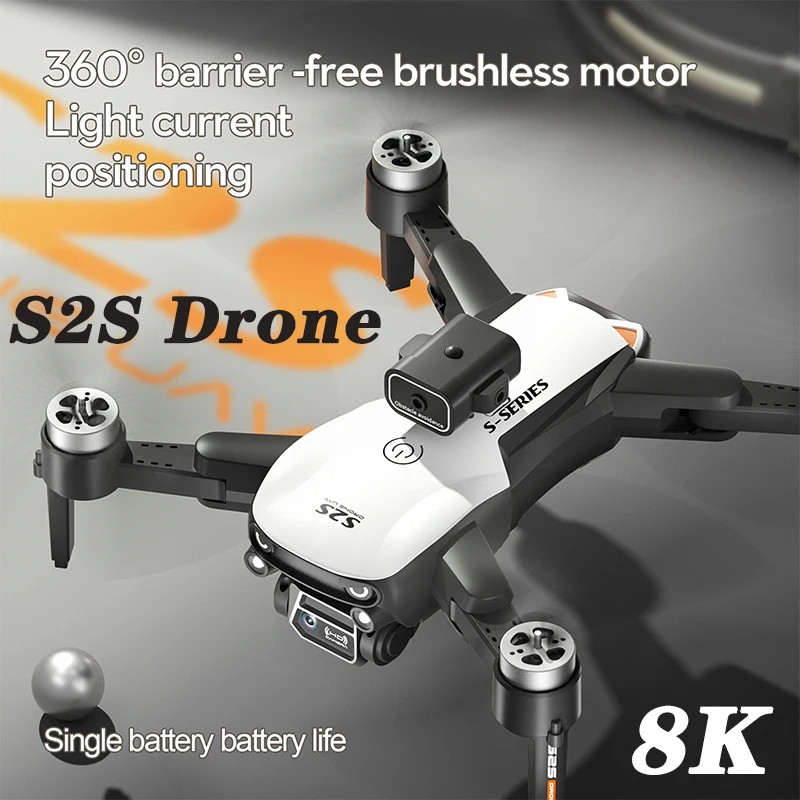 NM60687 Obstacle Avoidance Drones Wi-Fi FPV with 6K 8K 4K HD Camera Brushless Foldable RC Drone Quadcopter 25 mins Flight Time