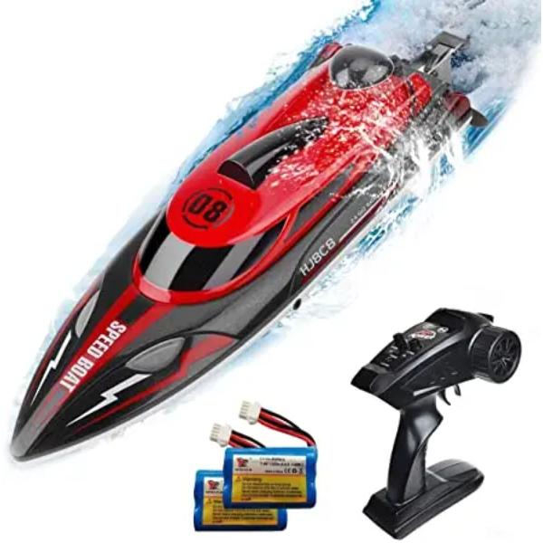 NM60693 RC Boat 2.4Ghz 25km Per Hour High-Speed Remote Control Racing Ship Water Speed Boat Children Model Toy