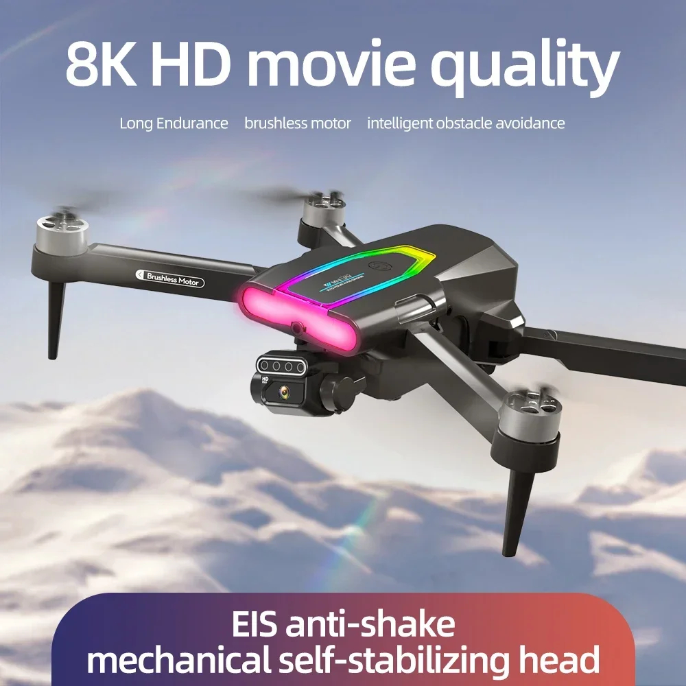 NM60711 4K Professional 5G GPS HD Dual Camera Photography Brushless Foldable Quadcopter RC Distance Drones Toys