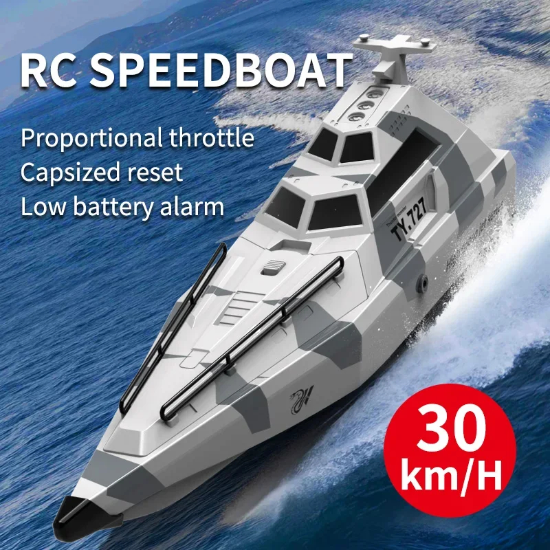 NM60722 TY727 RC TURBOJET PUMP High-Speed Remote Control Jet Boat Low Battery Alarm Function Adult Children Toy Gift