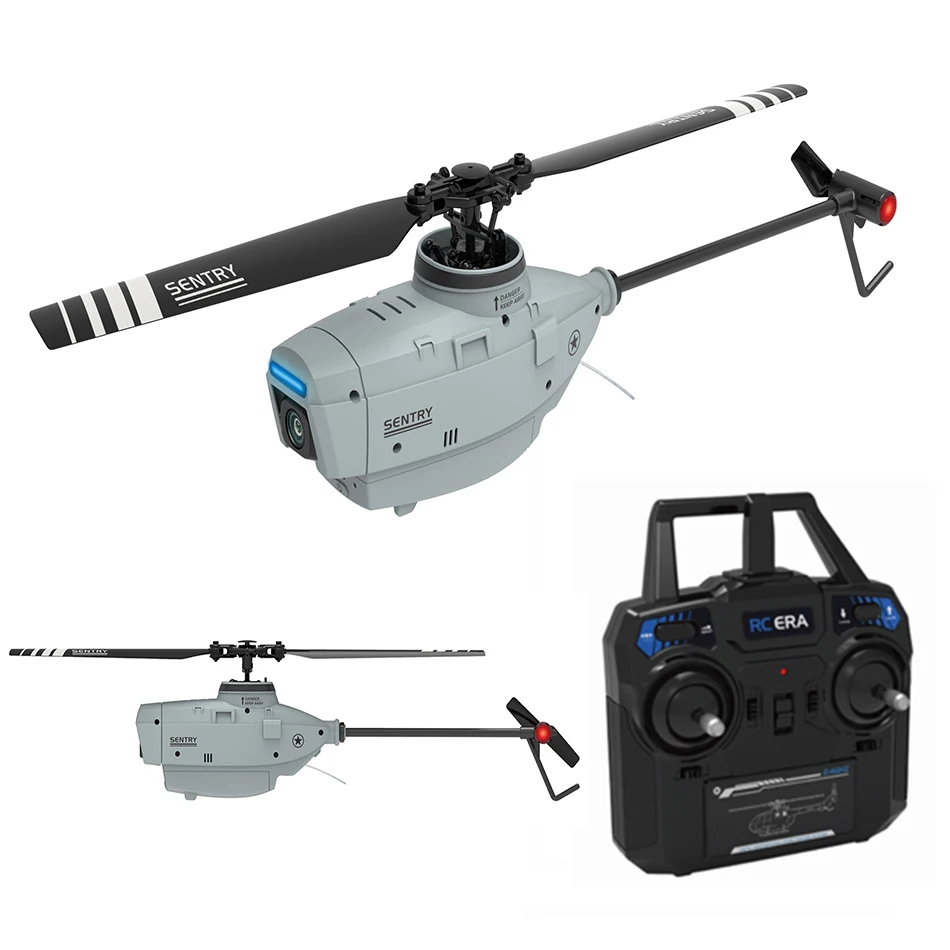 NM61328 720P Wide Angle Camera 2.4GHz 6-Axis Wi-Fi Sentry Spy Drone Professional RC Helicopter Single Paddle Without Ailerons