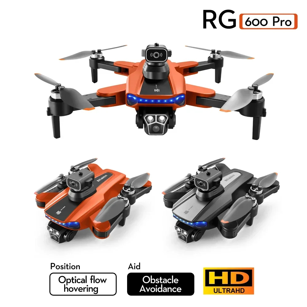 NM60799   RG600 PRO MAX Drone 8K Dual HD Camera GPS Professional Obstacle Avoidance Quadcopter Brushless Foldable RC Helicopter
