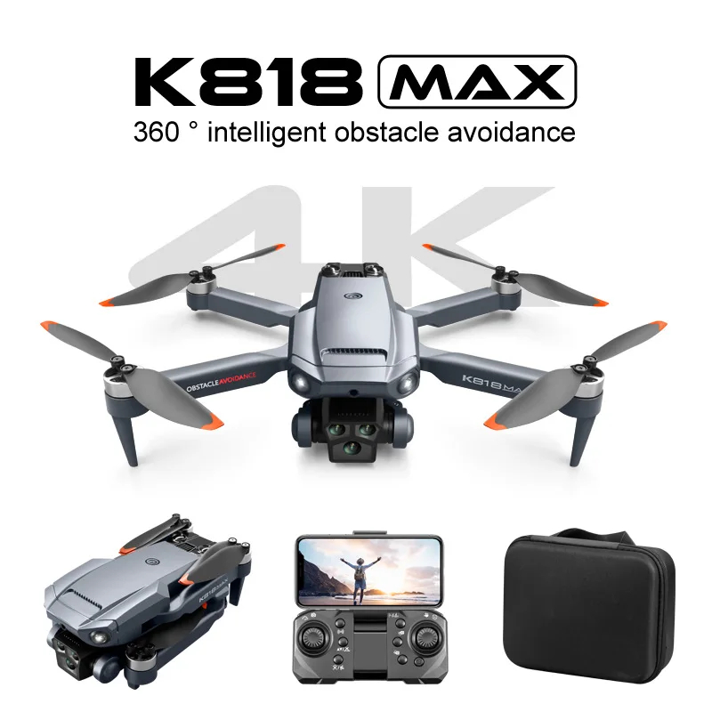 NM60872 Max Drone with 4K HD Camera Professional Brushless Obstacle Avoidance Aerial Photography Folding Quadcopter RC Airplane