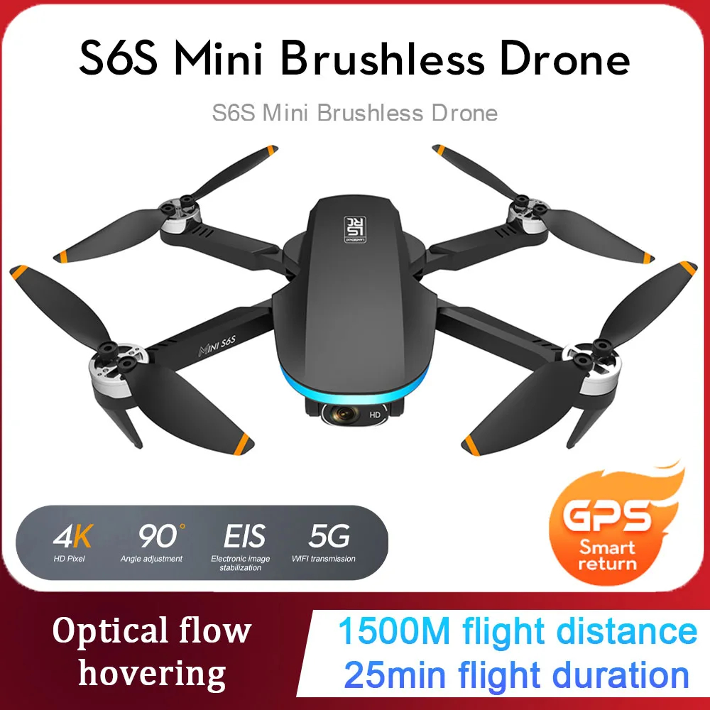 NM60940 Mini Drone Brushless GPS Automatic Return Drones Dual Camera Quadcopter Optical Flow Obstacle Avoidance RC Aircraft Toys