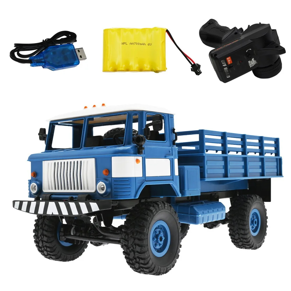 NM60956 Control Truck RC Military Car Simulation Drift Climbing Car LED Light Off-Road Outdoor Vehicle Gift for Boy Adult Gift, Army Green & Blue
