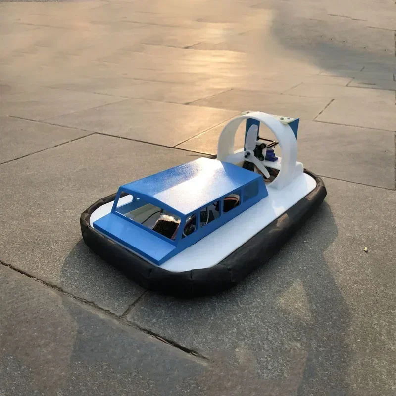 NM61830 Remote Control Hovercraft RC Model DIY Handmade Wind Powered Model Toy Finished Product Kit