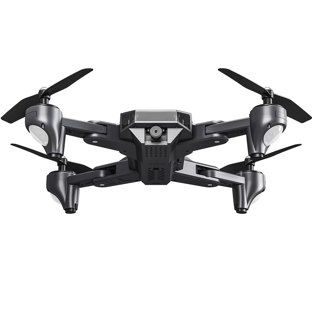 NM61591 Mini Drone with Camera 4K Wi-Fi FPV Optical Flow Positioning Gesture Photography Foldable RC Quadcopter Altitude Hold Drone, Grey