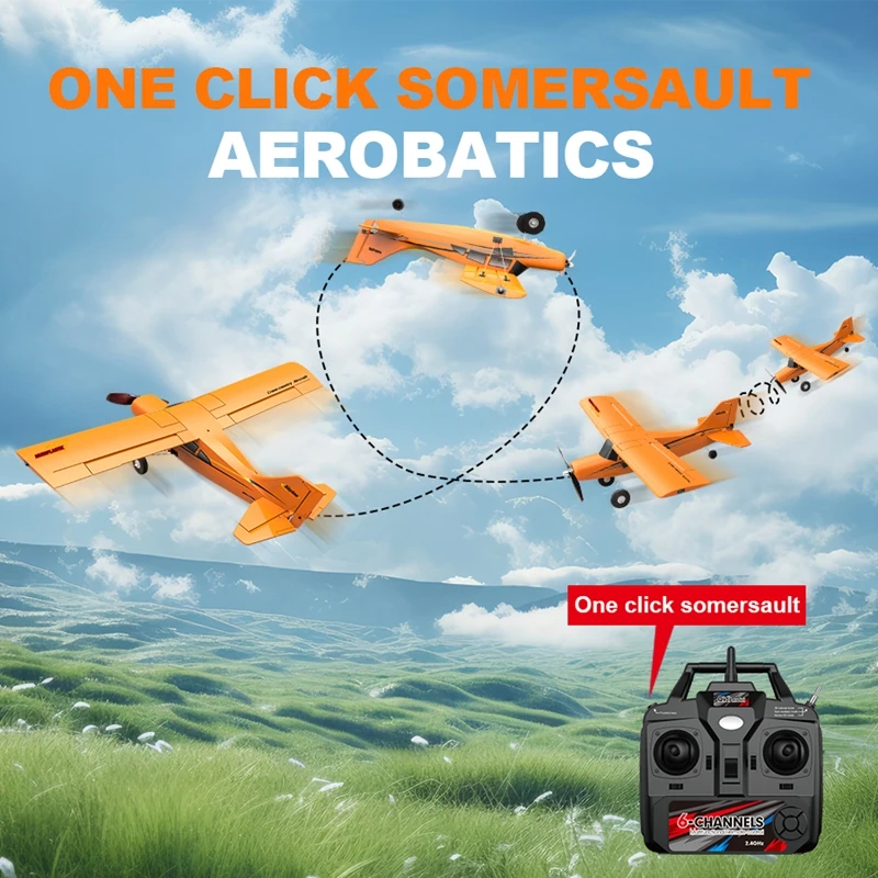NM61801 Airplane Toy Four Channels Off Road RC Plane Brushless Motor Fixed Wing Drone Childrens Foam Glider Model Airplane Fighter