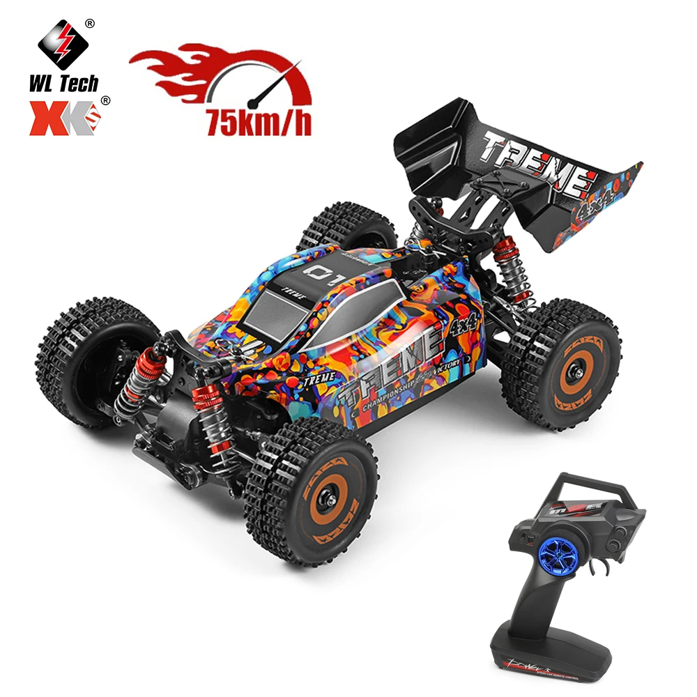 NM61852 184016 1 by 18 RC Car 75km-H 2.4G Brushless Electric High Speed Vehicle 4WD Off-Road Remote Control Racing Car