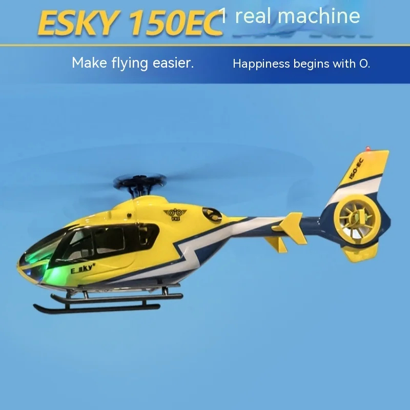NM61940 ESKY 150EC Mini Scale 6 DOF FXZ Flight Controller Altitude Hold Flybarless RC Helicopter RTF EC135 Outdoor Toy for Children