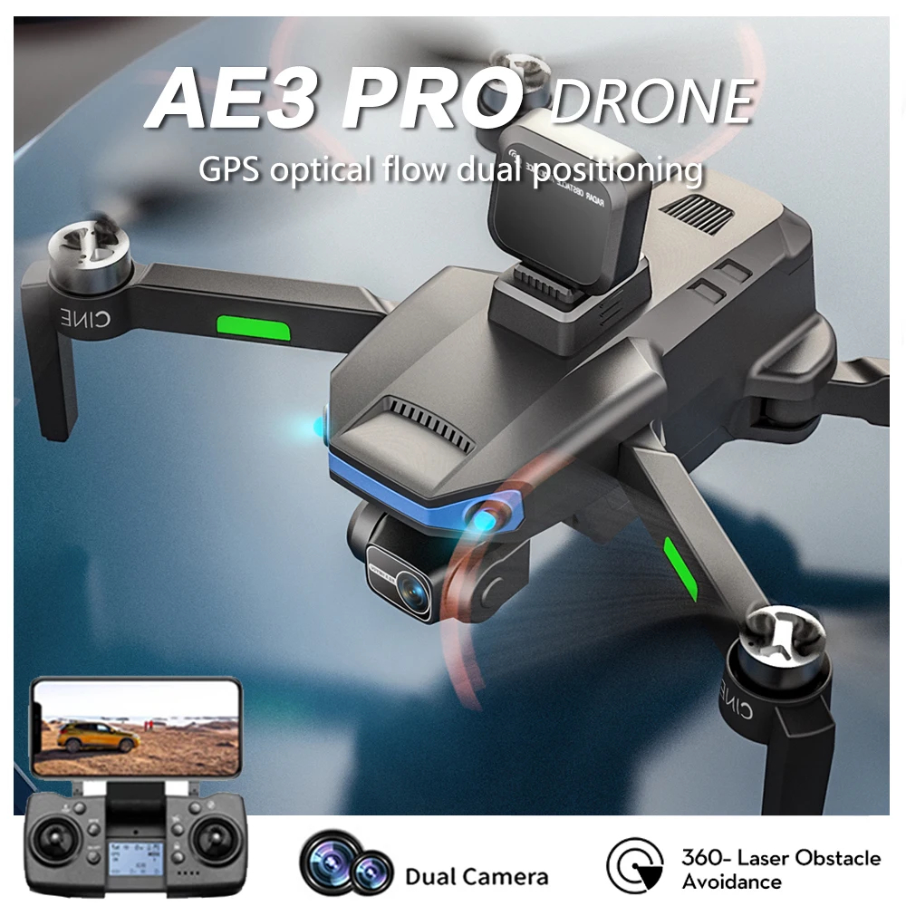 NM62241 Drone 8K Dual Camera Three-Axis GPS Obstacle Avoidance EIS Anti Shaking Pan Tilt Folding Quadcopter RC Helicopter