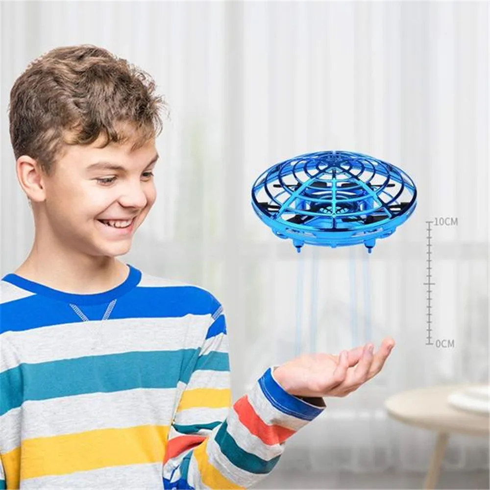 NM58273 RC Quadcopter Flying Helicopter Magic Hand UFO Ball Aircraft Sensing Mini Induction Drone Kids Electric Electronic Toy