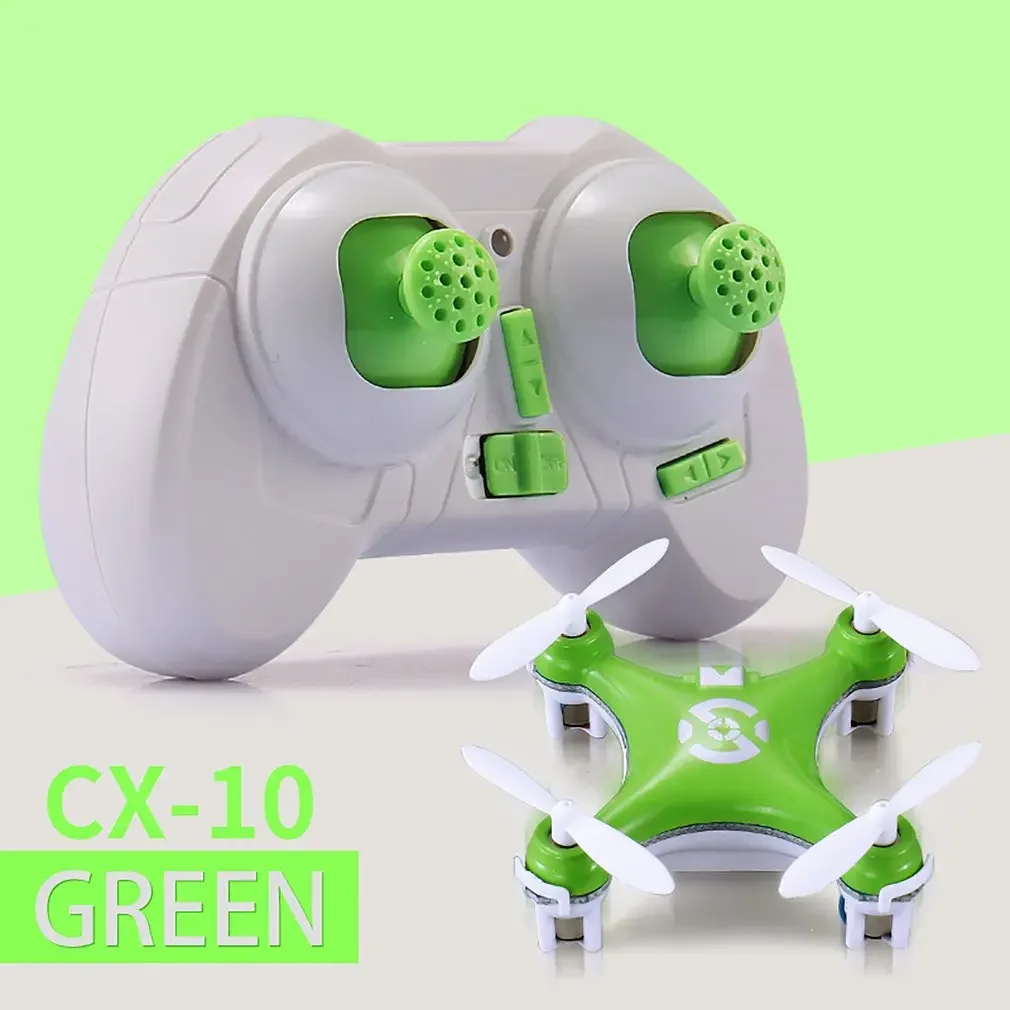 NM58381 Mini Drone 2.4G 4CH 6 Axis LED RC Quadcopter Toy Helicopter Pocket Drone with LED Light Toys for Kids Children Toy Drone - Gray
