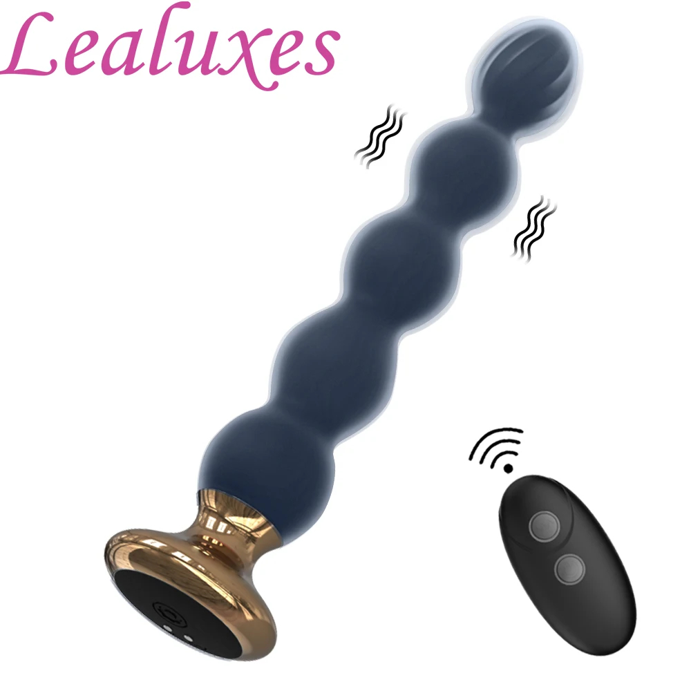 NM58628 Remote Control Anal Vibrator for Women Anal Beads Prostate Massage Butt Plug Stimulator Sex Toy for Men Women Couples