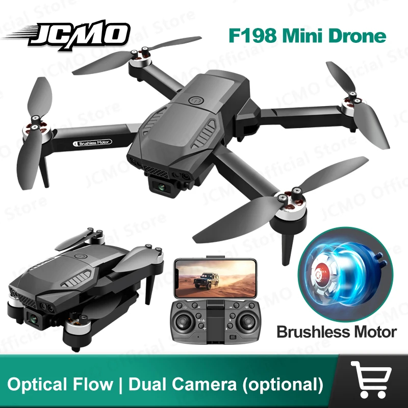 NM58740 Mini Drone Brushless Optical Flow Positioning Dual Camera Remote Control FPV Drone Foldable Aircraft Quadcopter RC Toys -  UNO1RC