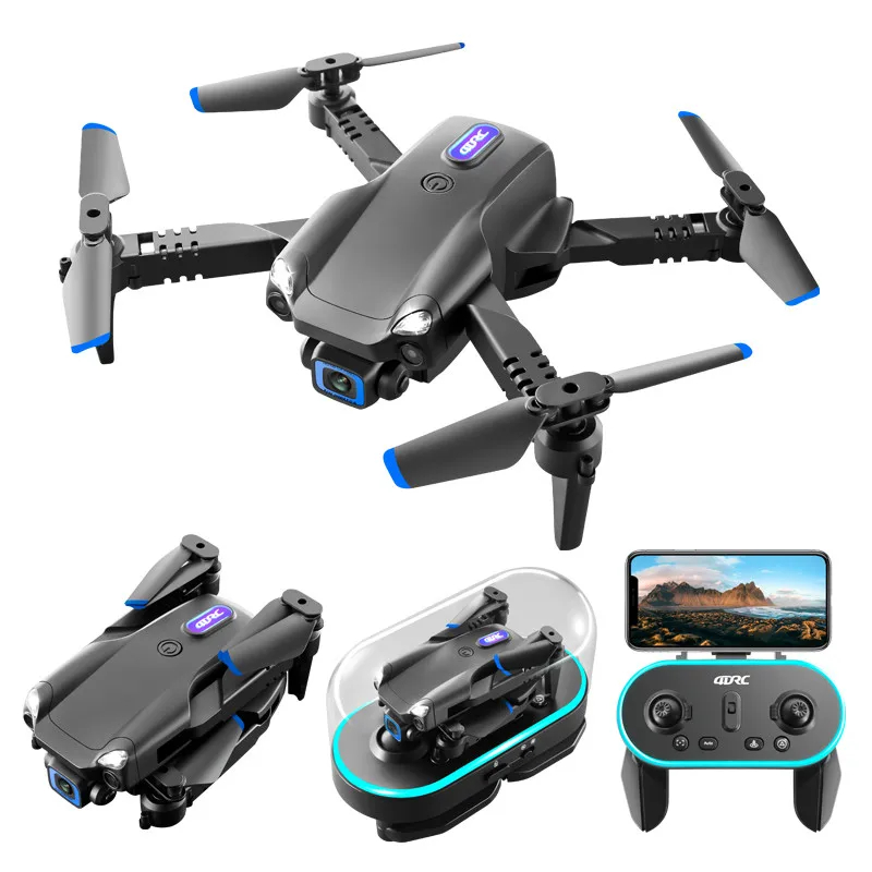 NM59362 Mini V20 Drone 4K Professional Dual Camera Wi-Fi FPV Drone Foldable RC Quadcopter Toys Helicopter Children Gift