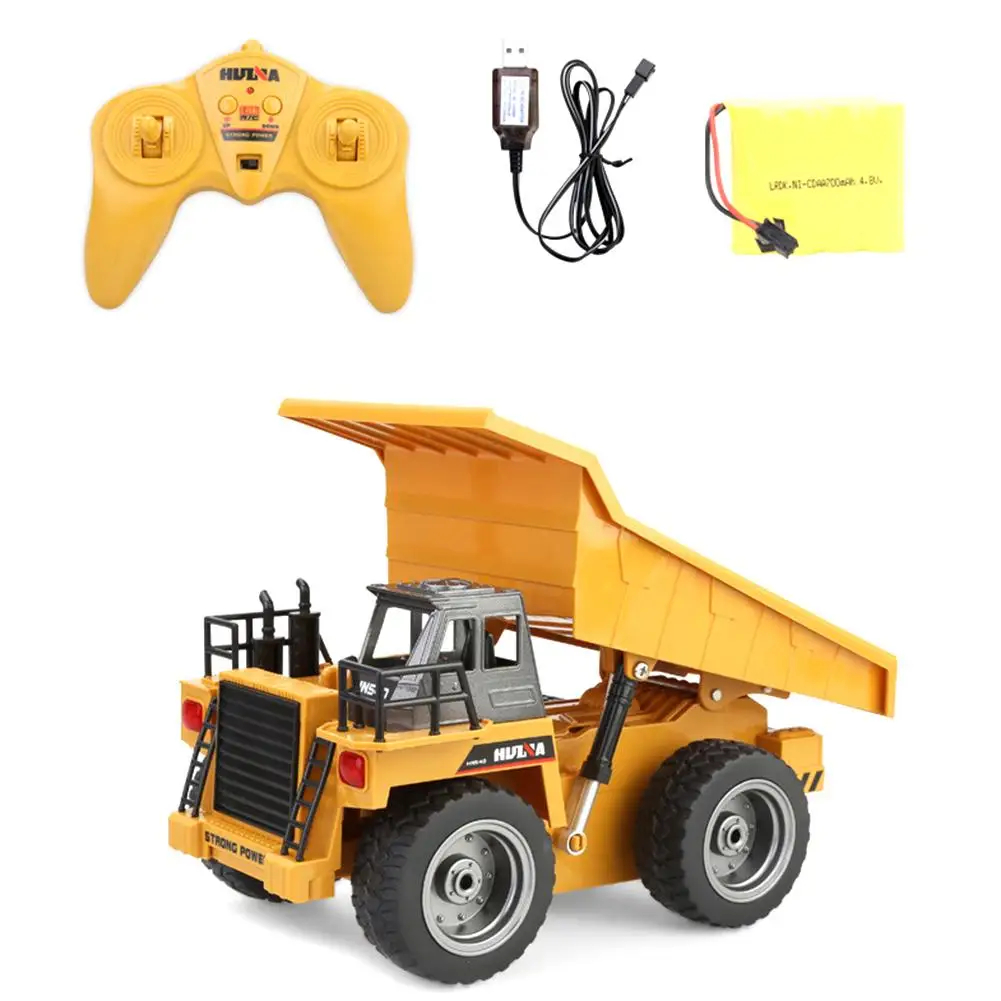 NM59002 RC Construction Vehicle Dump Truck Dumper Model Kids Toy Collection for Boys Birthday Gift Car Collection