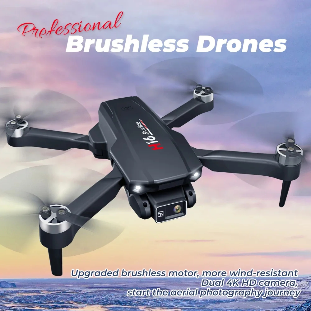 NM59159 Mini RC Drone Camera HD Wi-Fi FPV Photography Brushless Foldable Quadcopter Professional Optical Flow Drones Toys 14 Year Plus
